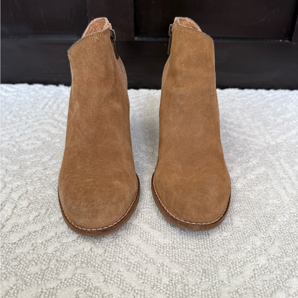 Tan Suede Ankle Boots